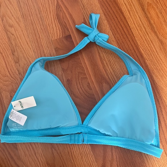Aerie Pique Shine Triangle Swim Top - Picture 2 of 4